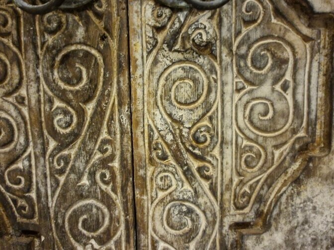 Indonesische oude deur 71x201cm