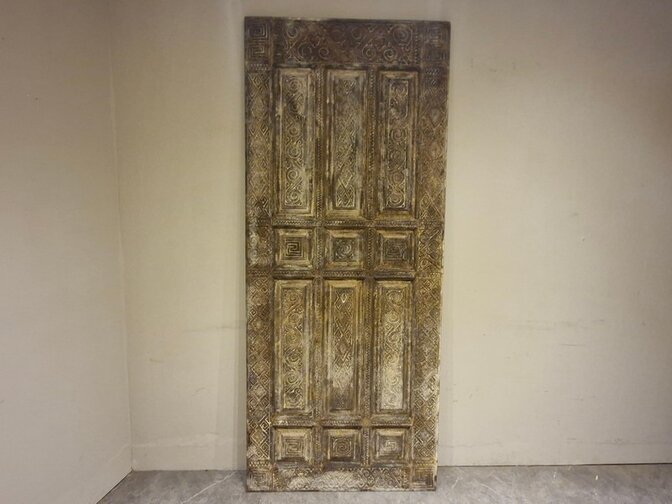 Indonesische oude deur 91x218cm