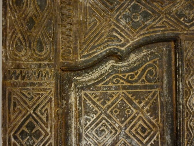 Indonesische oude deur 82x198cm