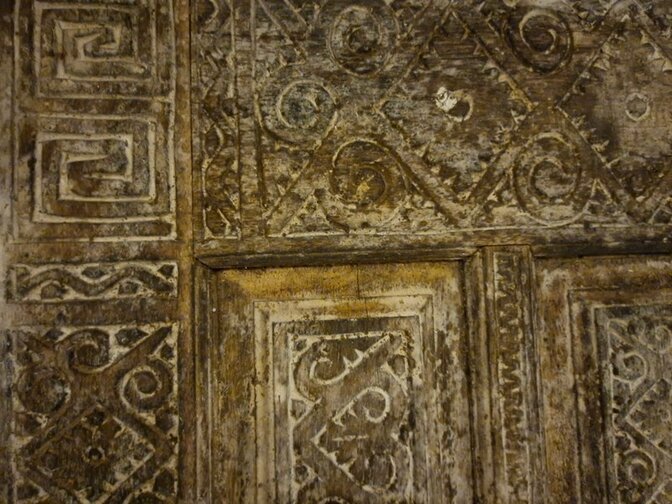 Indonesische oude deur 91x218cm