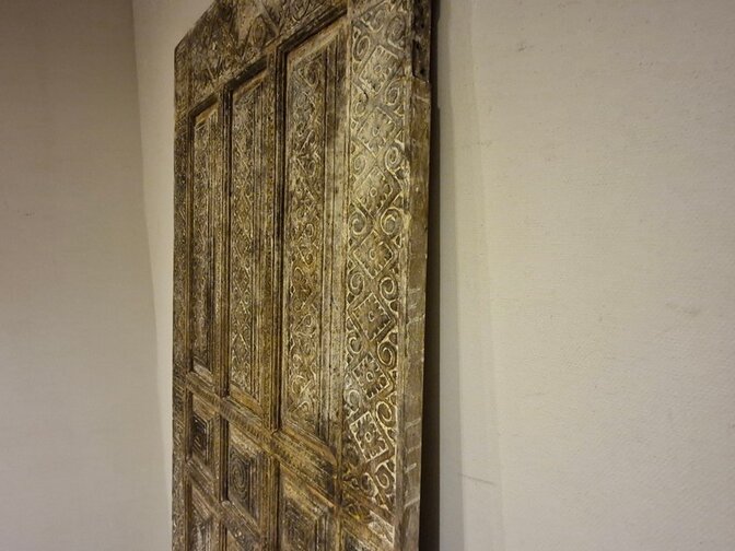 Indonesische oude deur 91x218cm