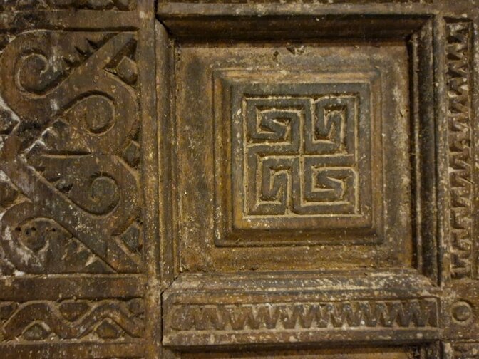 Indonesische oude deur 92x218cm