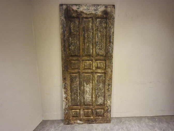 Indonesische oude deur 92x218cm