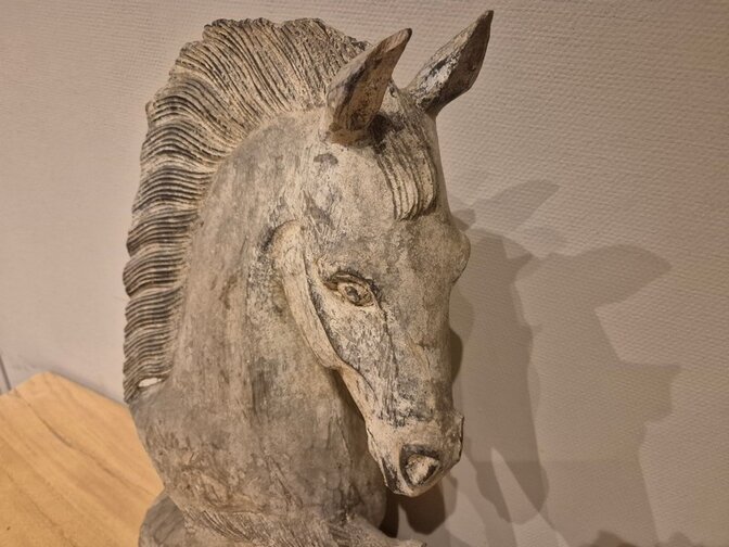 Paardenhoofd met veulen - 50cm