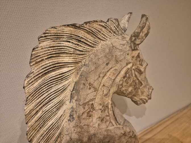 Paardenhoofd hout  -50cm