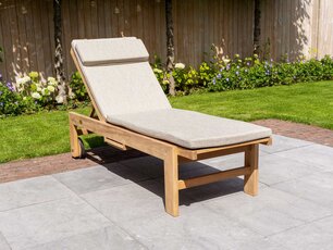 Kussen voor ligbed Mugello/Trento - Fontelina 163 Grey gemêleerd