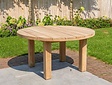 Ronde tuintafel teak Napoli 125cm
