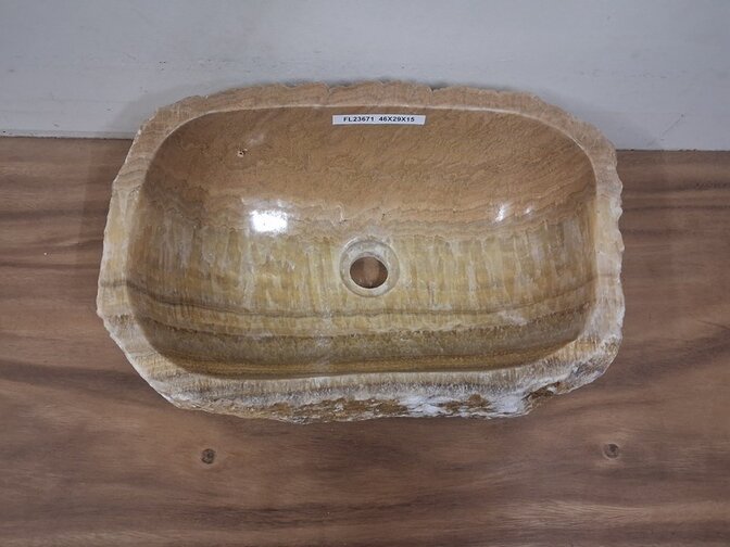 Onyx waskom - 46x29x15cm - FL23671