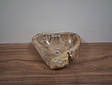 Waskom van versteend hout - 46x36x15cm - FL23676