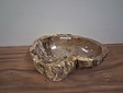Waskom van versteend hout - 54x34x15cm - FL23677
