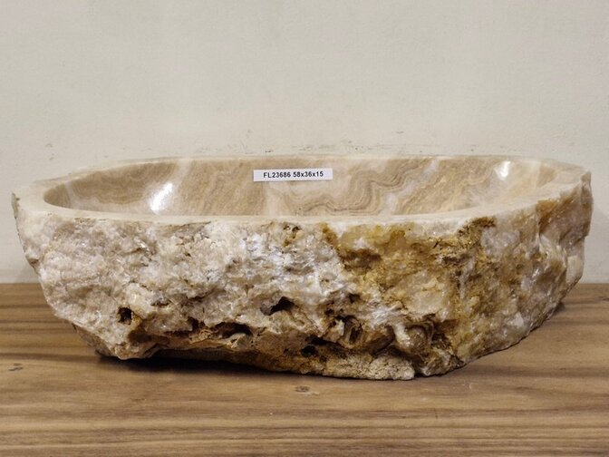 Onyx waskom - 58x36x15cm - FL23686
