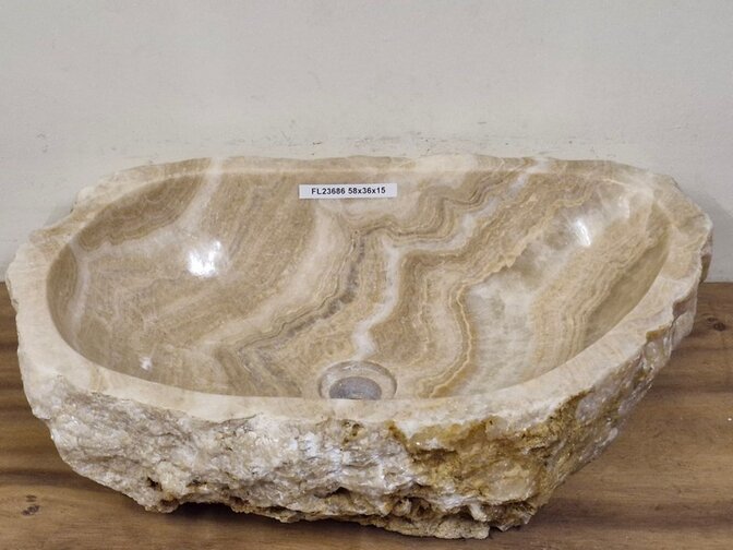 Onyx waskom - 58x36x15cm - FL23686