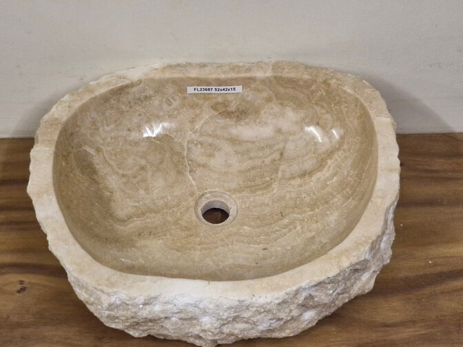 Onyx waskom - 52x42x15cm - FL23687