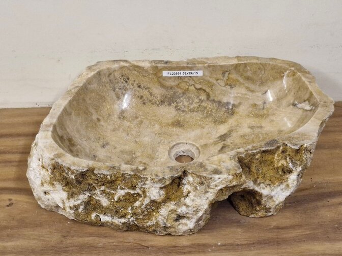 Onyx waskom - 58x39x15cm - FL23691