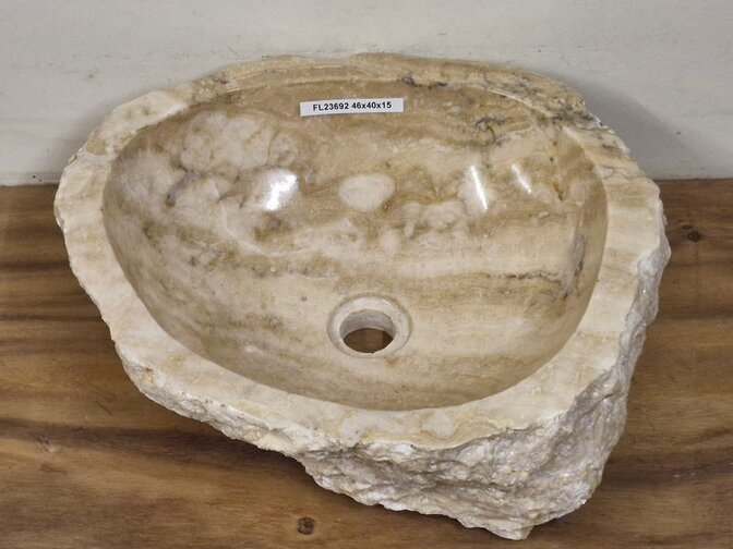 Onyx waskom - 46x40x15cm - FL23692