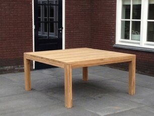Teak tuintafel Napoli 160cm vierkant