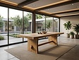 Teakhouten boomstamtafel 250cm voor buiten