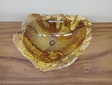 Waskom van versteend hout - 48x32x15cm - FL23703