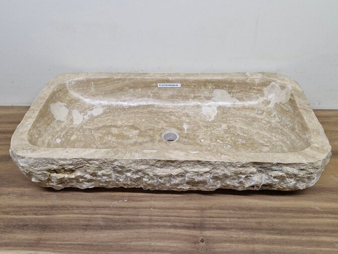Onyx wasbak Rechthoek - 82x42x15cm