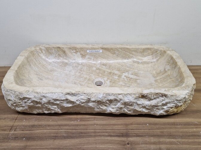 Onyx wasbak Rechthoek - 82x42x17cm