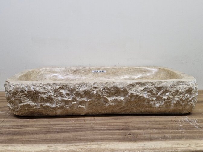 Onyx wasbak Rechthoek - 83x42x16cm