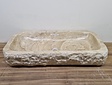 Onyx wasbak Rechthoek - 83x42x16cm