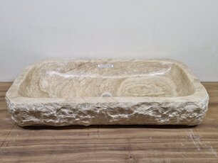 Onyx wasbak Rechthoek - 83x42x16cm