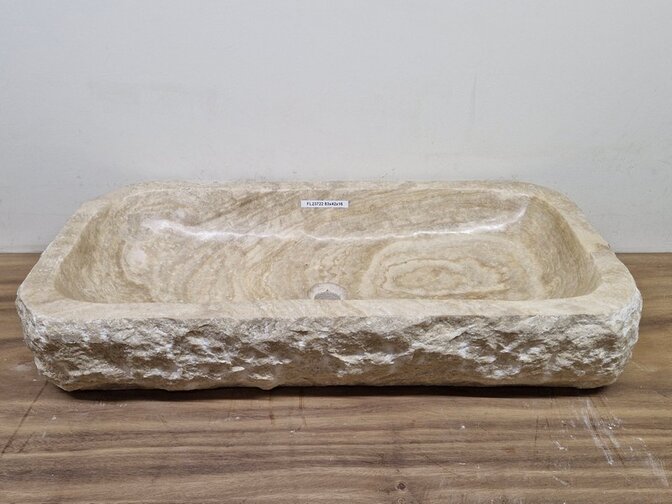 Onyx wasbak Rechthoek - 83x42x16cm