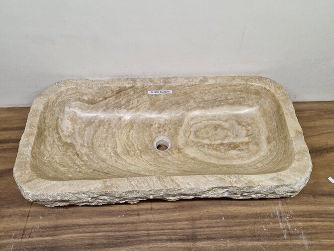 Onyx wasbak Rechthoek - 83x42x16cm
