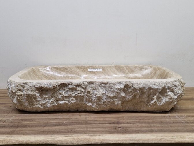Onyx wasbak Rechthoek - 83x42x15cm