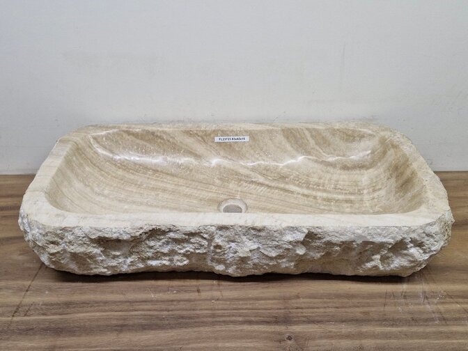 Onyx wasbak Rechthoek - 83x42x15cm