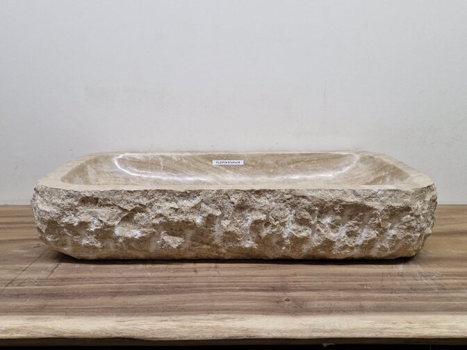 Onyx wasbak Rechthoek - 81x41x15cm - FL23724
