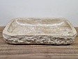 Onyx wasbak Rechthoek - 81x41x15cm - FL23724