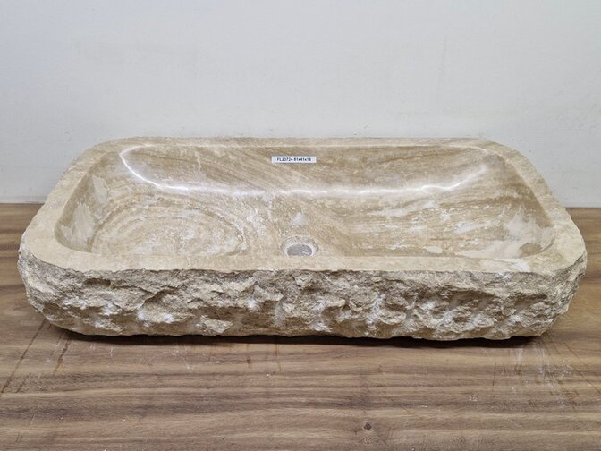 Onyx wasbak Rechthoek - 81x41x15cm - FL23724