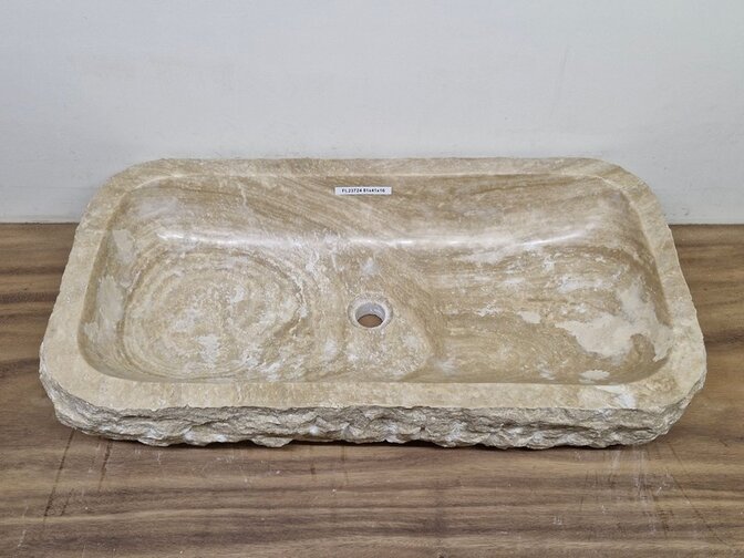 Onyx wasbak Rechthoek - 81x41x15cm - FL23724