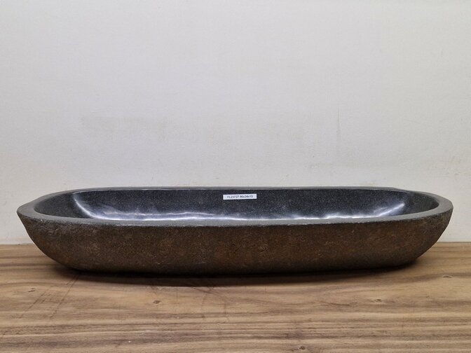 Wasbak natuursteen - 96x34x15cm - FL23727
