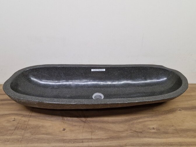 Wasbak natuursteen - 96x34x15cm - FL23727