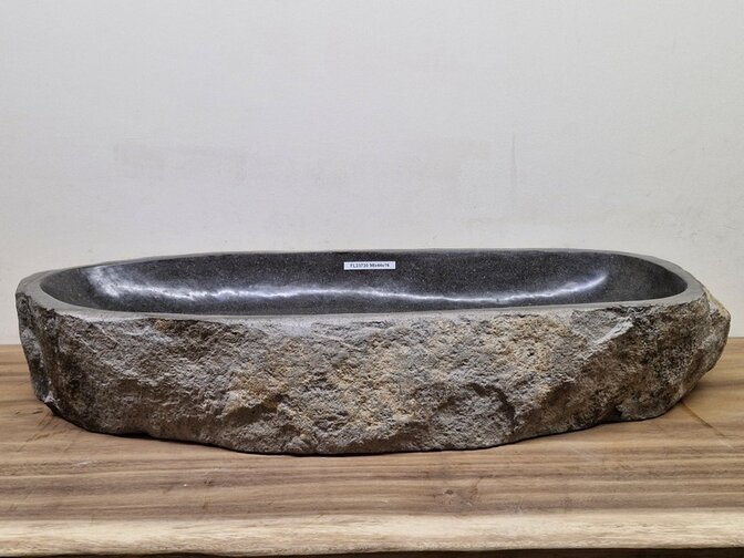 Wasbak natuursteen - 98x44x15cm - FL23730