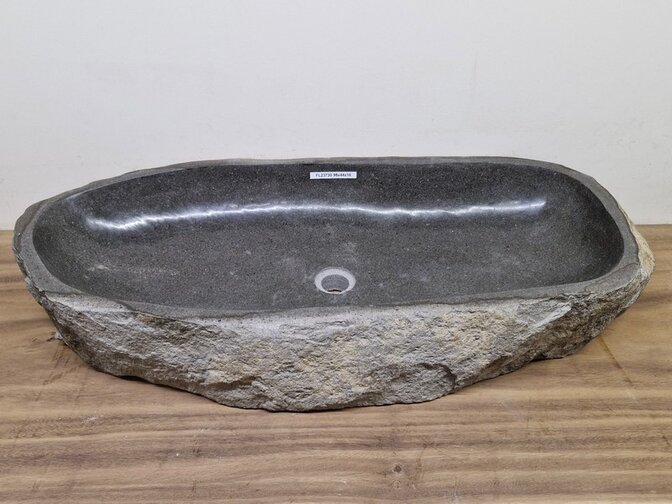 Wasbak natuursteen - 98x44x15cm - FL23730