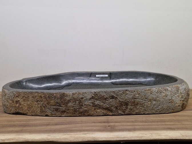 Wasbak natuursteen - 112x45x15cm - FL23731