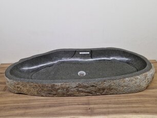 Wasbak natuursteen - 112x45x15cm - FL23731