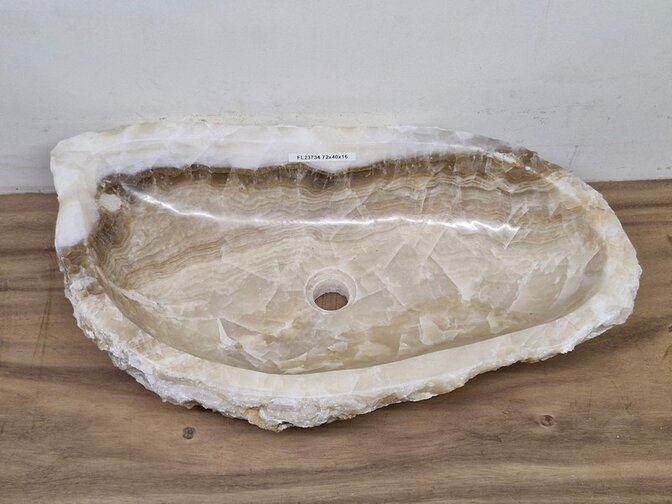 Onyx waskom - Ovaal - 72x40x16cm - FL23734