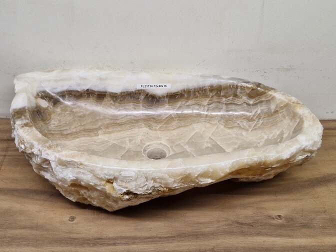 Onyx waskom - Ovaal - 72x40x16cm - FL23734
