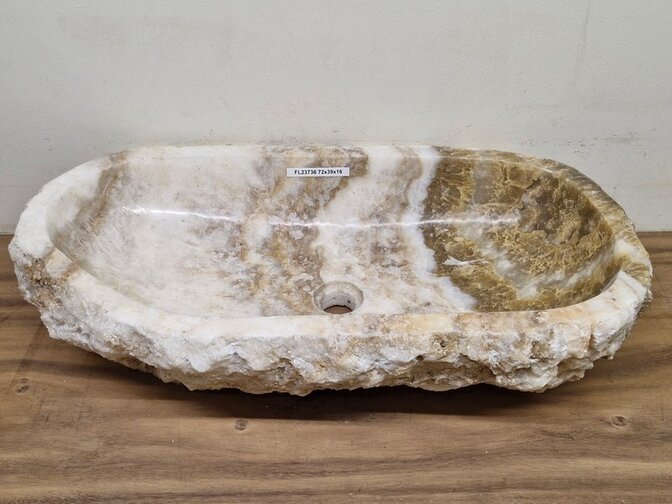 Onyx waskom - Ovaal - 72x39x16cm - FL23736