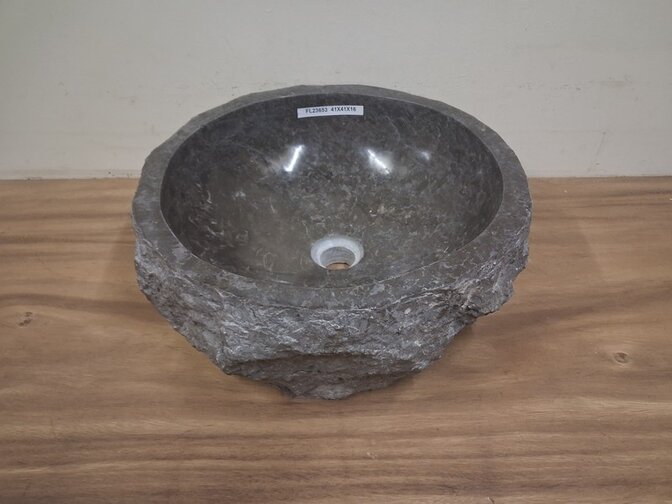 Waskom Marmer - Rond - 41x41x15cm - FL23653
