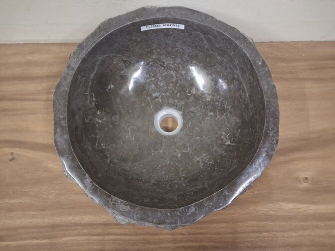 Waskom Marmer - Rond - 41x41x15cm - FL23653
