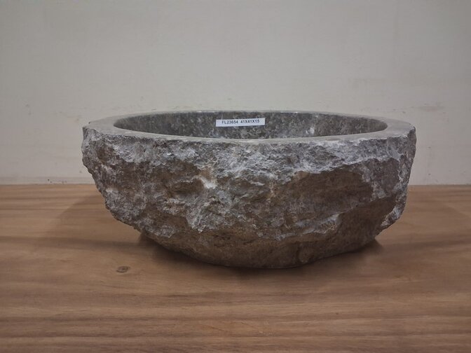 Waskom Marmer - Rond - 41x41x15cm - FL23654