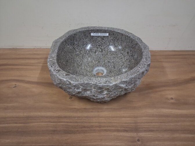 Waskom Marmer - Rond - 41x41x15cm - FL23658