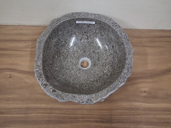 Waskom Marmer - Rond - 41x41x15cm - FL23658