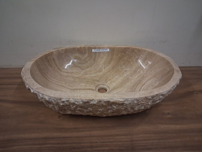 Onyx waskom - Ovaal - 61x41x15cm - FL23648